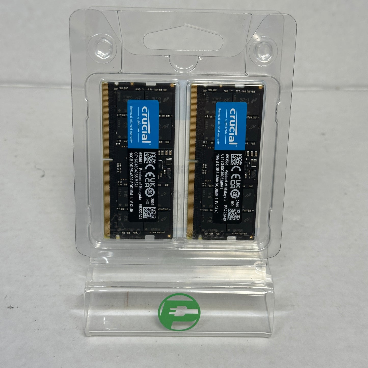 Crucial CT16G48C40S5 32GB (2x16GB) RAM DDR5 4800MHz EB222A49
