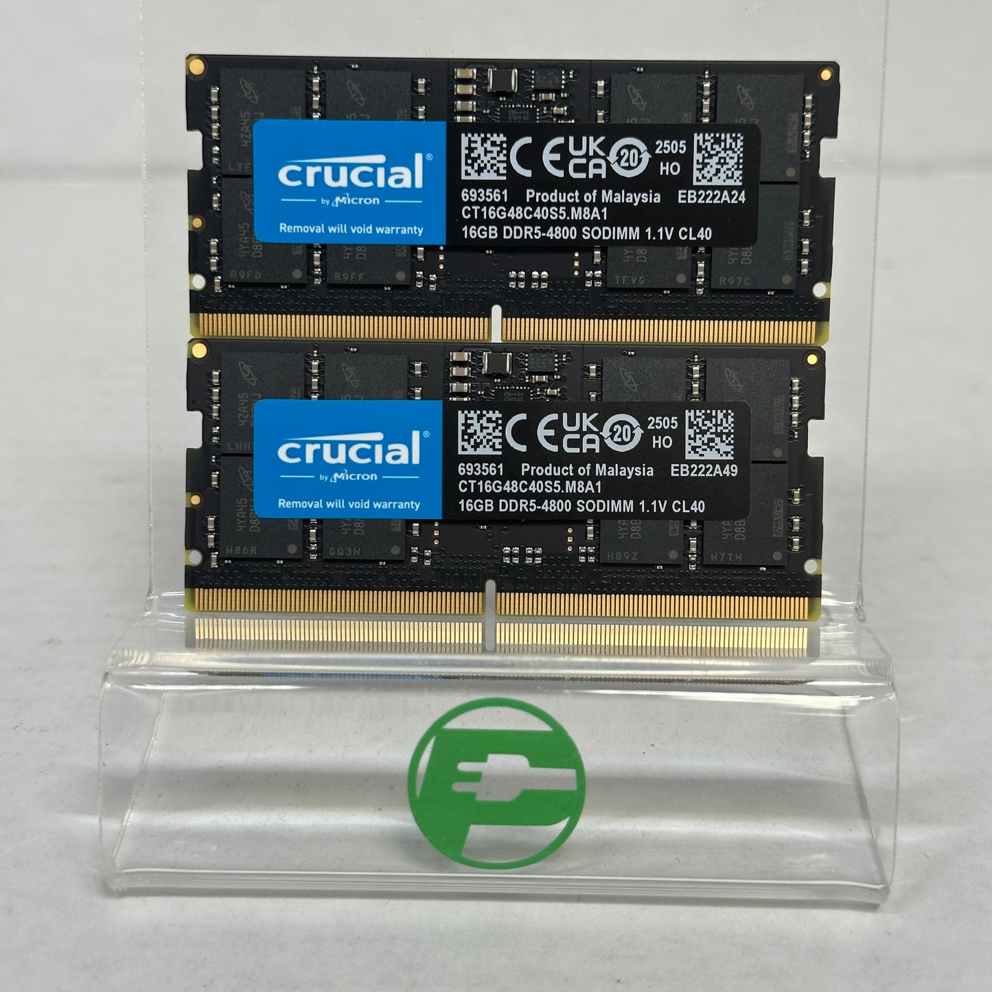 Crucial CT16G48C40S5 32GB (2x16GB) RAM DDR5 4800MHz EB222A49