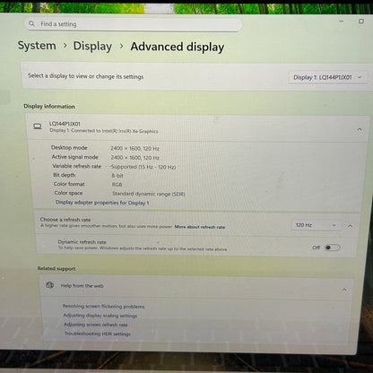 Microsoft Surface Laptop Studio 1 1964 14.4" I7-11370H 3.3GHz 32GB RAM 1TB SSD 