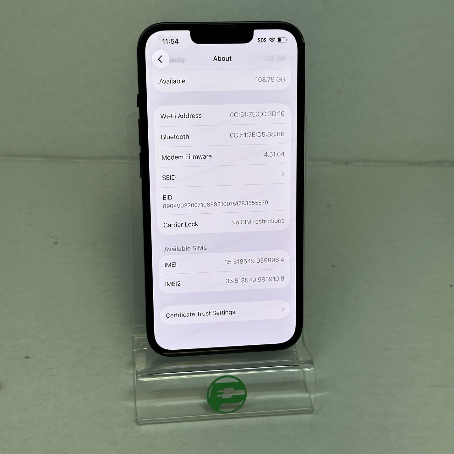 Factory Unlocked Apple iPhone 14 128GB Midnight MPUA3LL/A