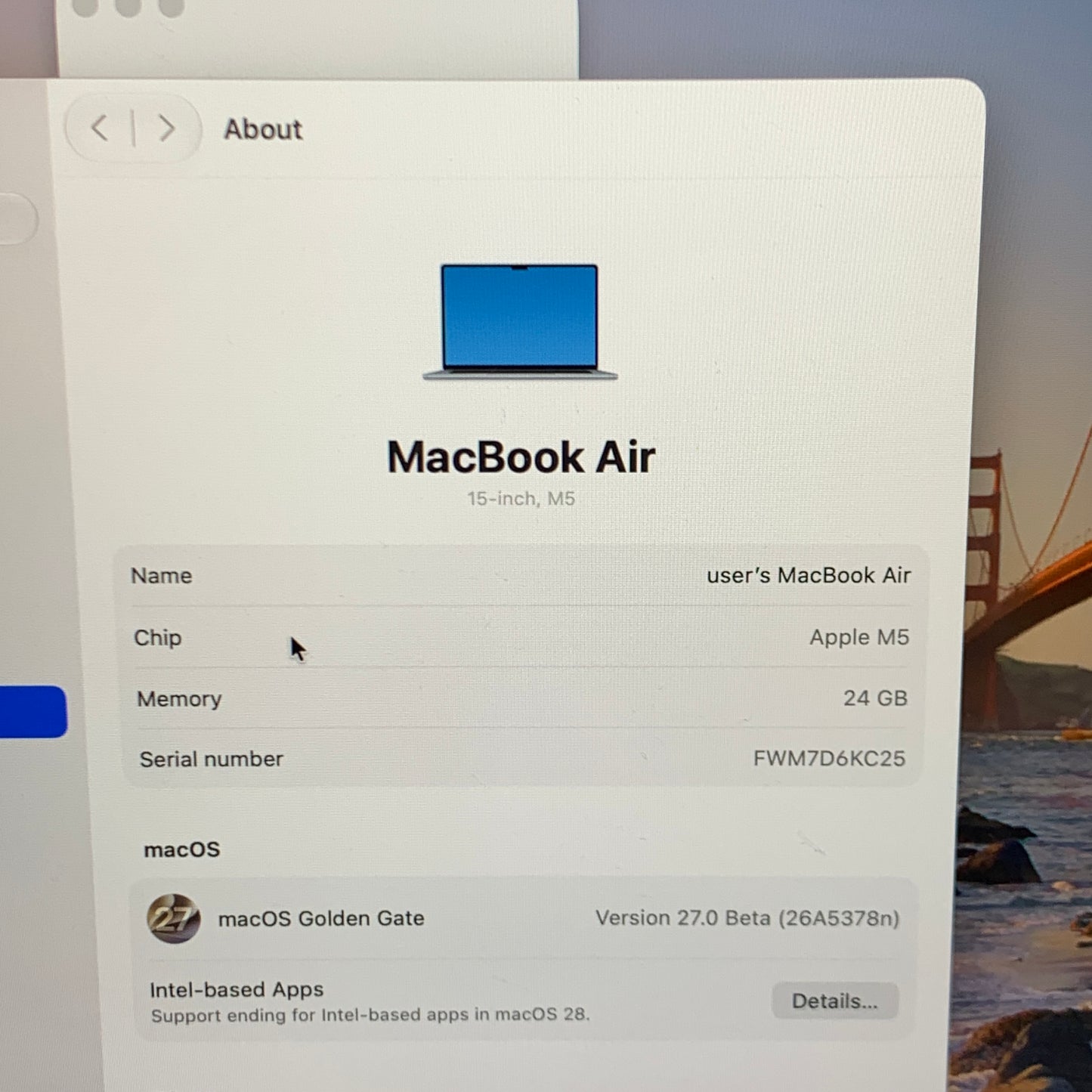 2026 Apple MacBook Air 15" M5 10C GPU 4.6GHz 24GB RAM 1TB SSD MDVU4LL/A `