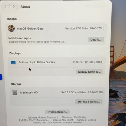 2026 Apple MacBook Air 15" M5 10C GPU 4.6GHz 24GB RAM 1TB SSD MDVU4LL/A `