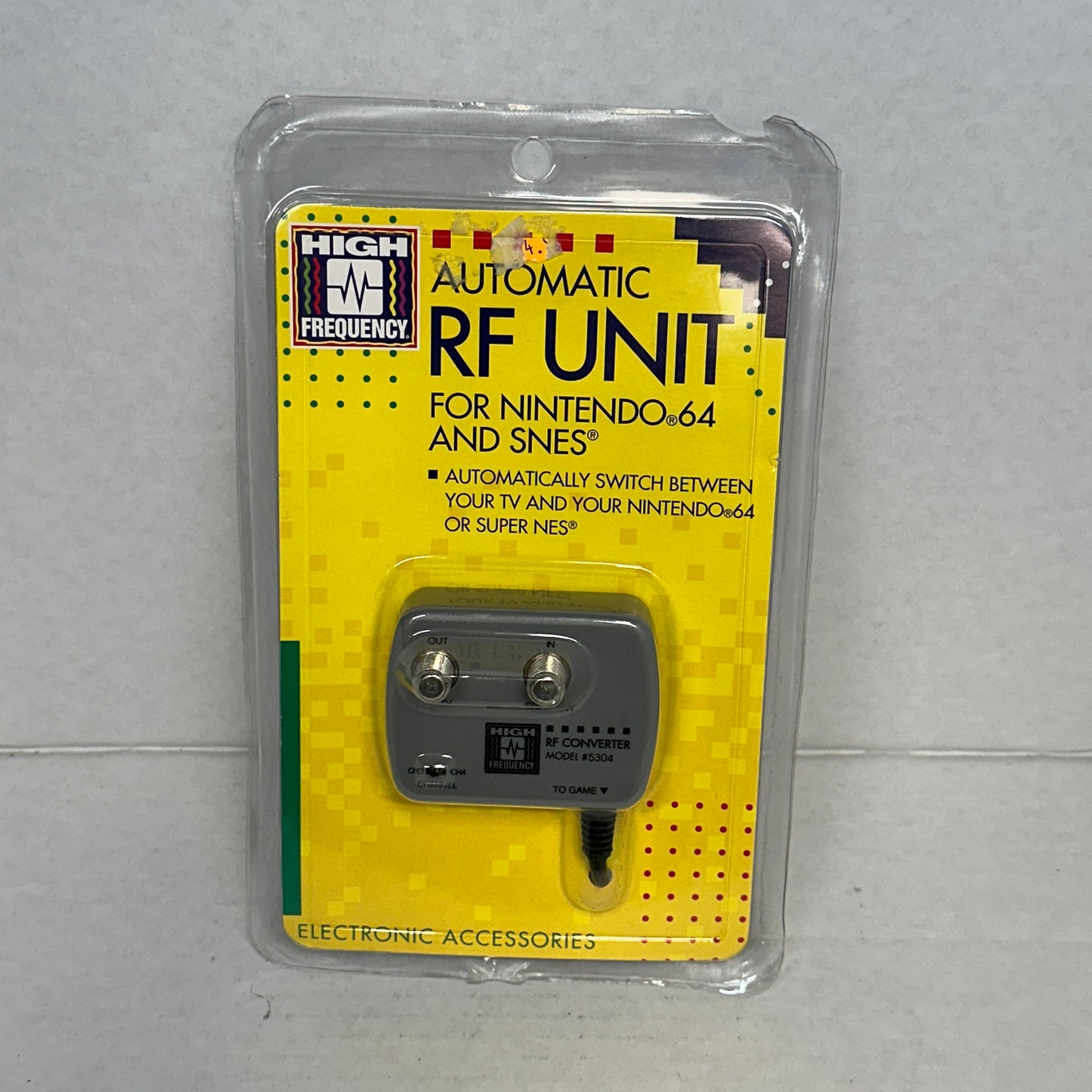 New High Frequency Automatic RF Unit RF Converter 5304 for Nintendo 64 NES SNES