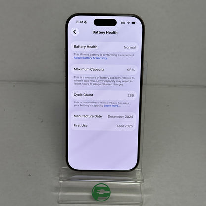 Factory Unlocked Apple iPhone 16 Pro 128GB Desert Titanium MYMC3LL/A