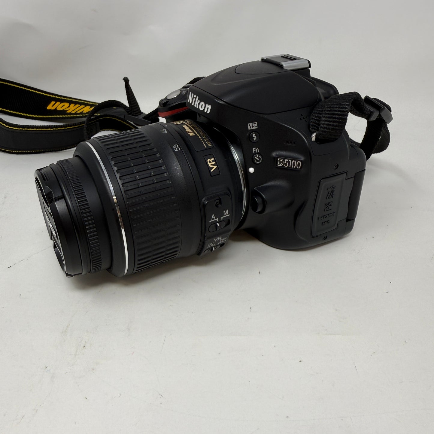 Nikon D5100 16.2MP DSLR Camera Bundle w/ AF-S 18-55mm VR Lens & Cables