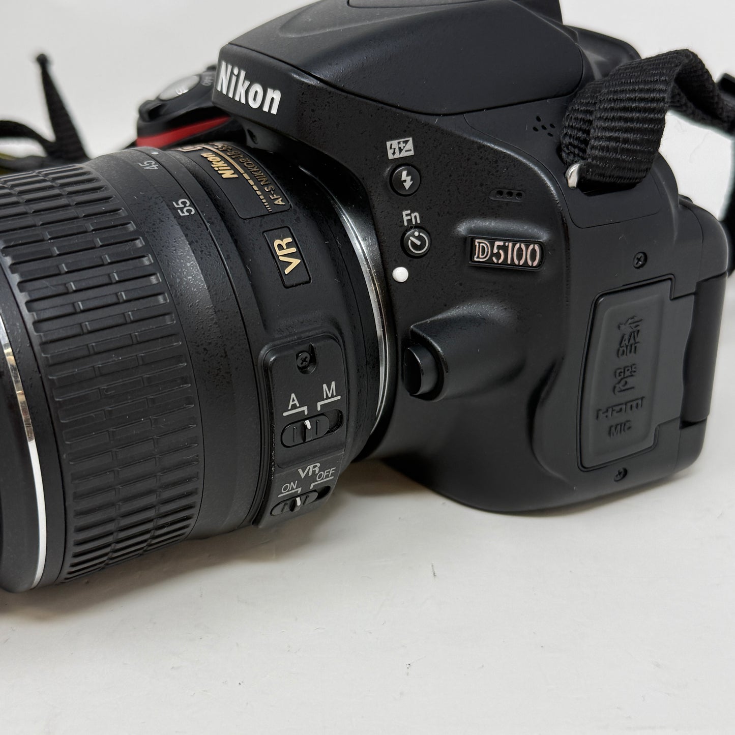 Nikon D5100 16.2MP DSLR Camera Bundle w/ AF-S 18-55mm VR Lens & Cables