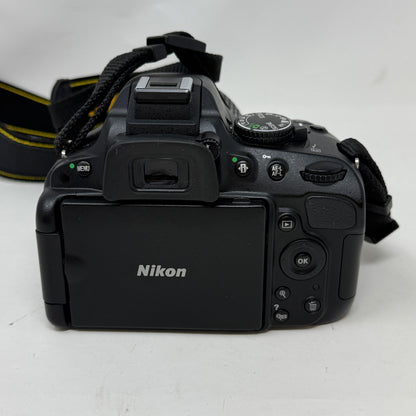Nikon D5100 16.2MP DSLR Camera Bundle w/ AF-S 18-55mm VR Lens & Cables