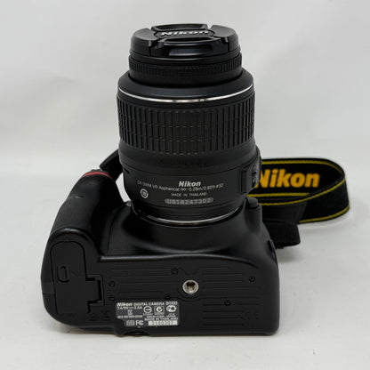 Nikon D5100 16.2MP DSLR Camera Bundle w/ AF-S 18-55mm VR Lens & Cables