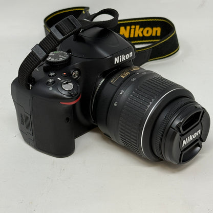 Nikon D5100 16.2MP DSLR Camera Bundle w/ AF-S 18-55mm VR Lens & Cables