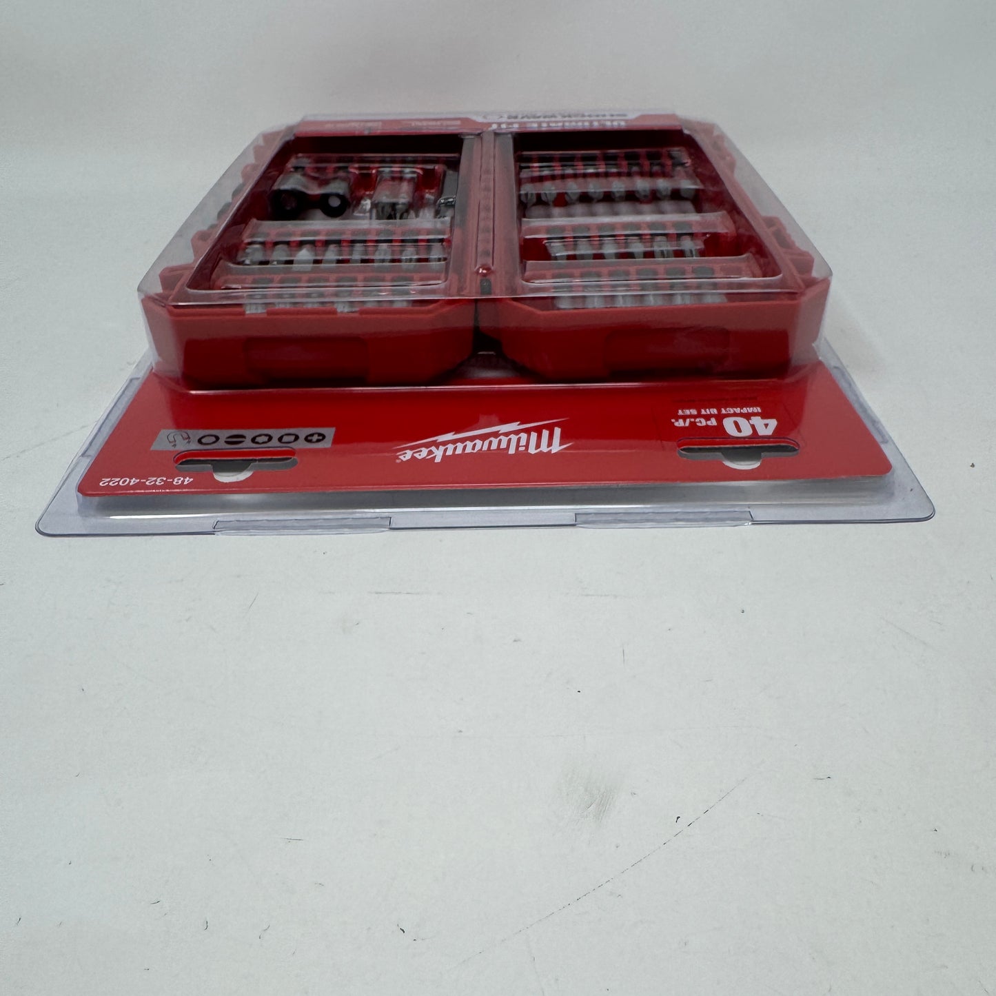 New Milwaukee Impact Duty Steel Screw Driver Drill Bit Set 40-Piece 48-32-4022