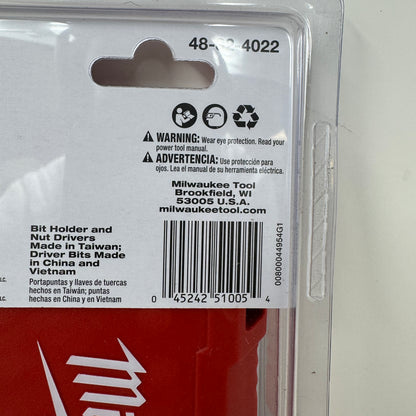 New Milwaukee Impact Duty Steel Screw Driver Drill Bit Set 40-Piece 48-32-4022