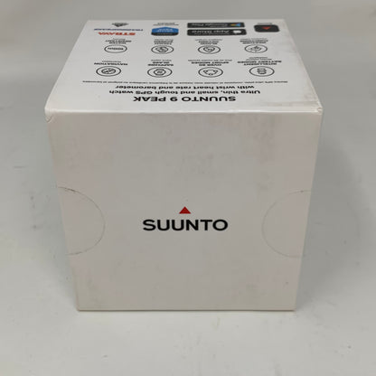Suunto 9 Peak 43mm GPS Smartwatch Activity Tracker Black Stainless Steel 
