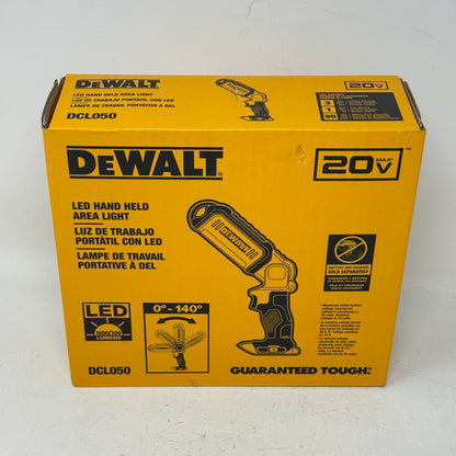 New Dewalt DCL050 20V MAX LED Hand Held Area Light