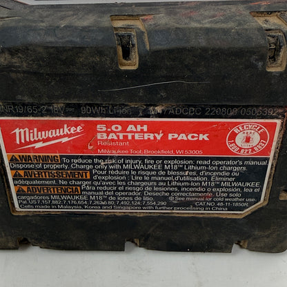 Milkwaukee 48-11-1850R  Power Tool Battery