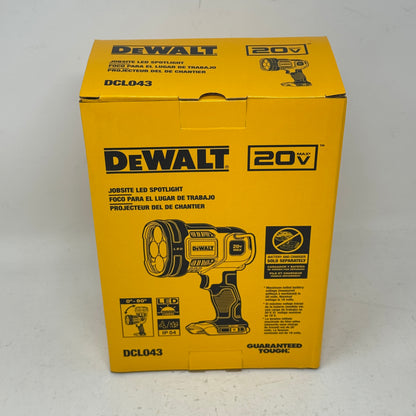 New Dewalt DCL043 20V MAX LED Jobsite Spotlight