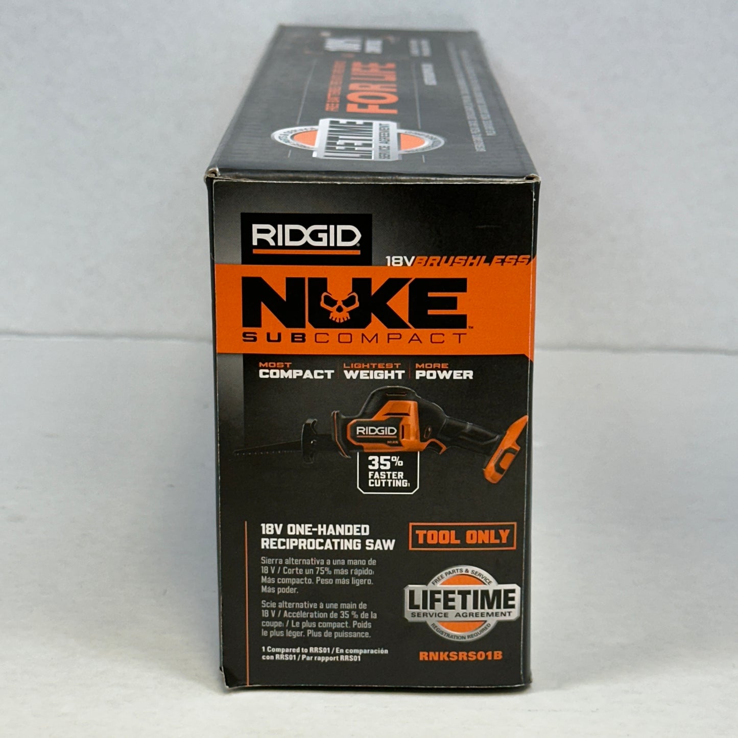 RIDGID 18V NUKE SubCompact Brushless One-Handed Reciprocating Saw