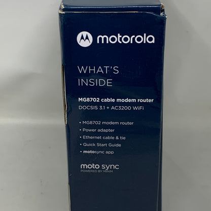 Motorola MG8702 Ultra-Fast DOCSIS 3.1 Cable Modem + AC3200 Dual-Band WiFi Router