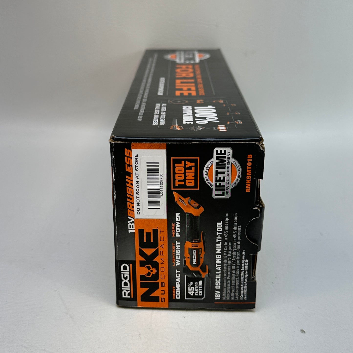 New RIDGID 18V NUKE SubCompact Brushless Cordless Multi-Tool RNKSMT01B