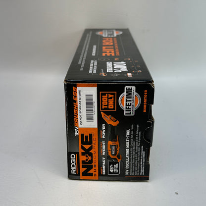 New RIDGID 18V NUKE SubCompact Brushless Cordless Multi-Tool RNKSMT01B