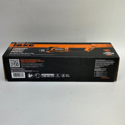 New RIDGID 18V NUKE SubCompact Brushless Cordless Multi-Tool RNKSMT01B