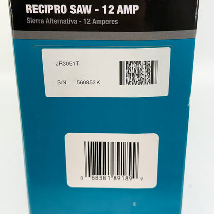 New Makita JR3051T 12 Amp 120V Corded Reciprocating Saw Sawsall