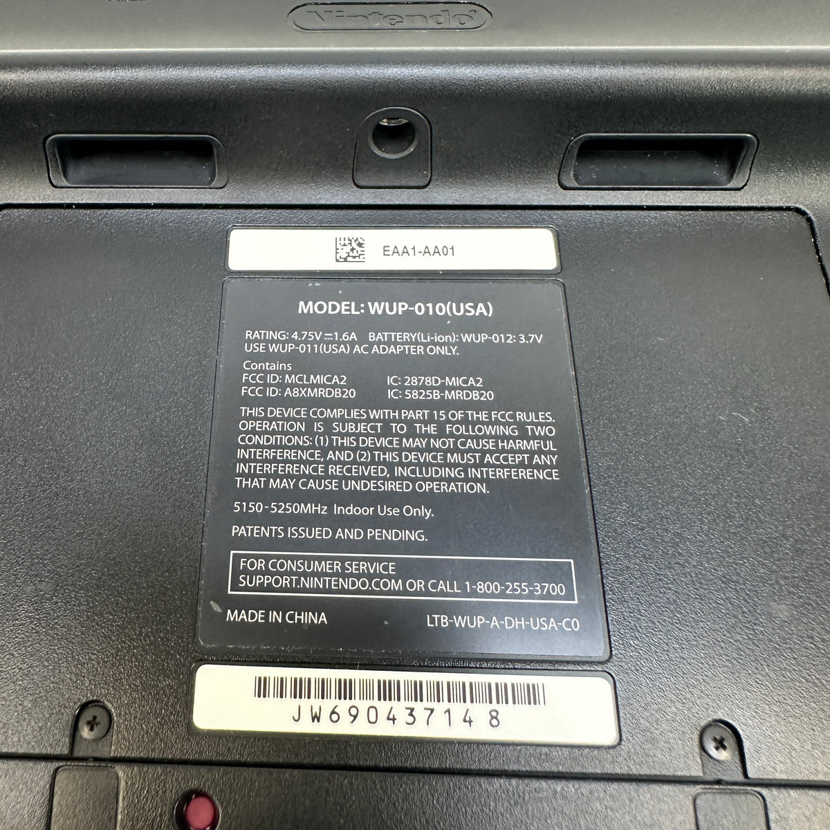Nintendo Wii U Deluxe Console Gaming System WUP-101(02) Black