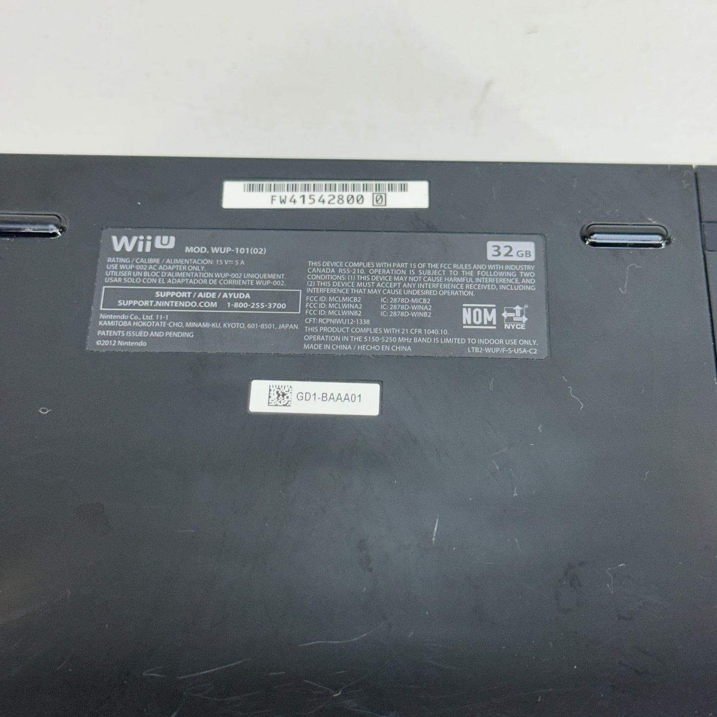 Nintendo Wii U Deluxe Console Gaming System WUP-101(02) Black