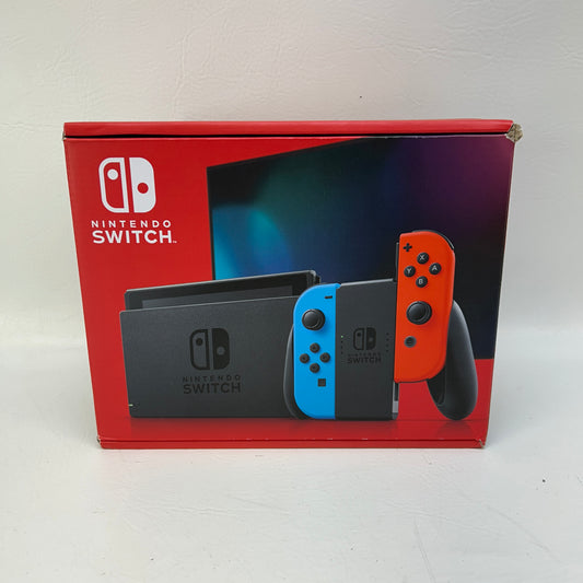 New Nintendo Switch v1 Video Game Console HAC-001 Red/Blue