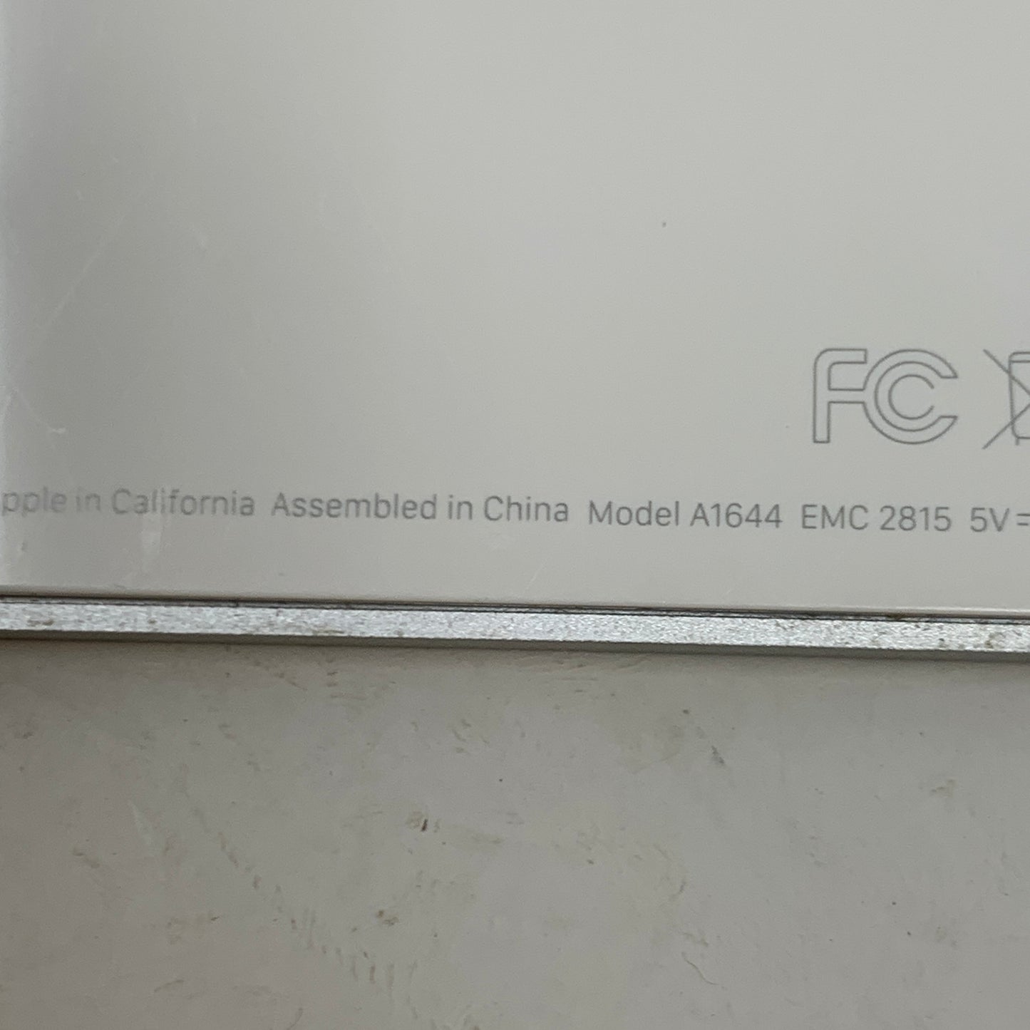 Apple Magic Keyboard A1644 Silver Wireless Bluetooth Keyboard Rechargeable