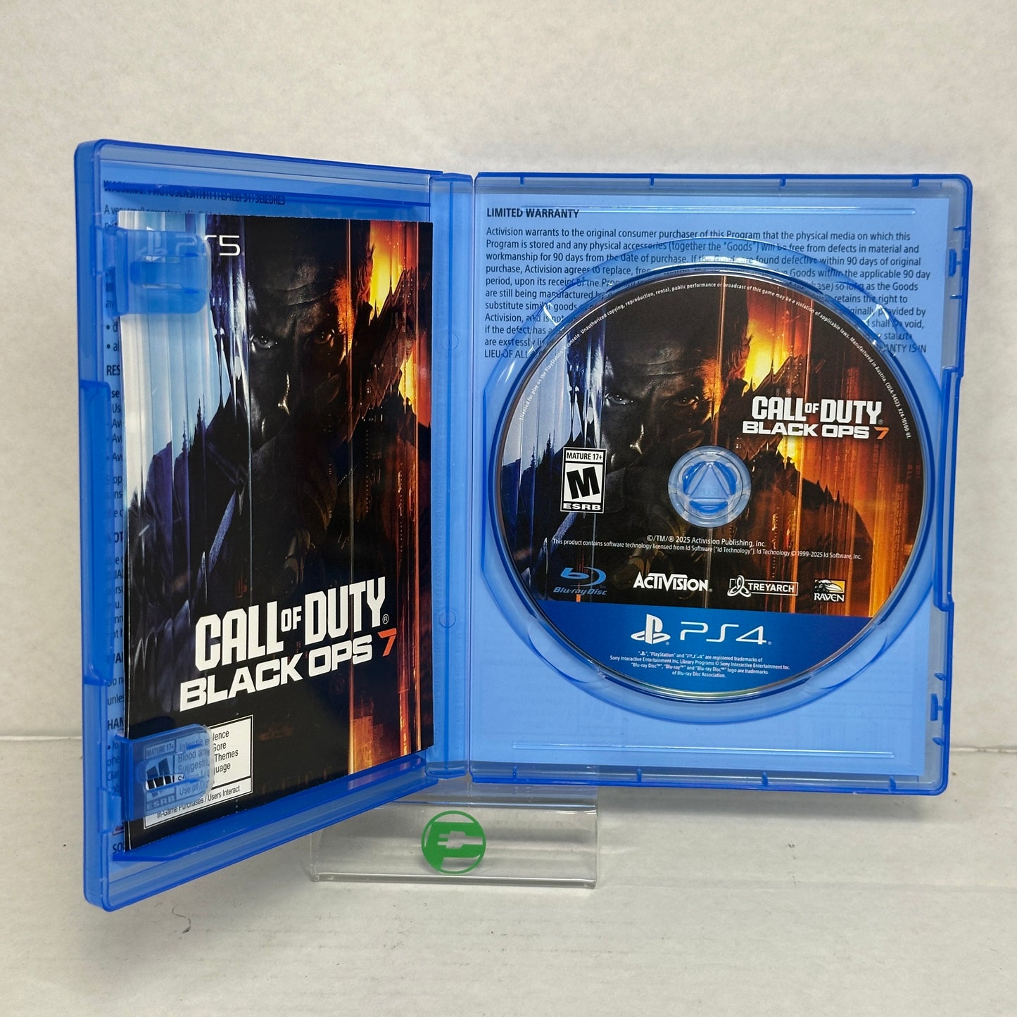 Call Of Duty: Black Ops 7 (Sony PlayStation 4 PS4, 2025)