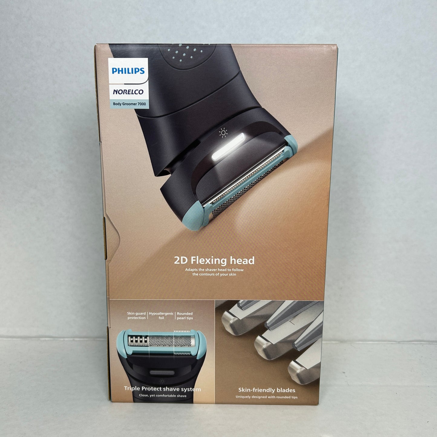New Philips Norelco Body Groomer 7000  Electric Body Trimmer & Shaver BG7480/50