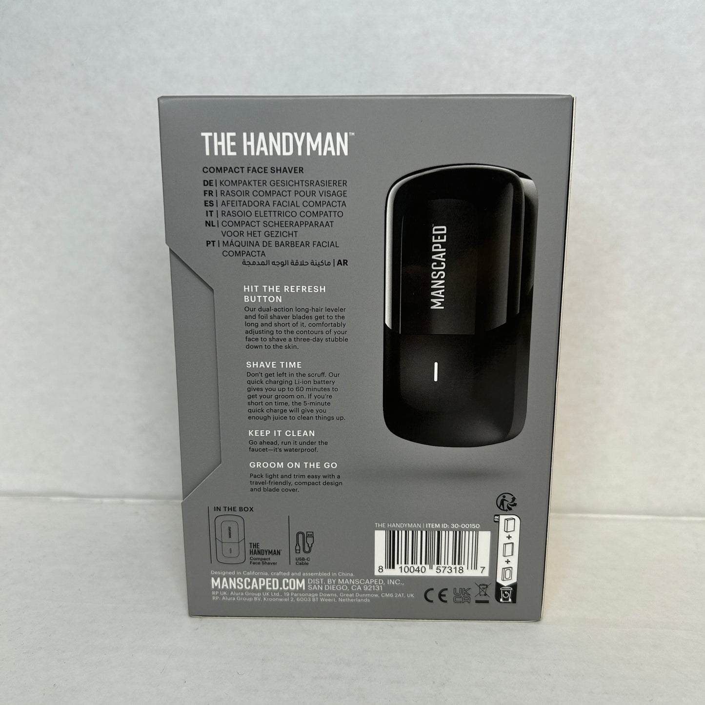 New Manscaped The Handyman Compact Foil Shaver 30-00150
