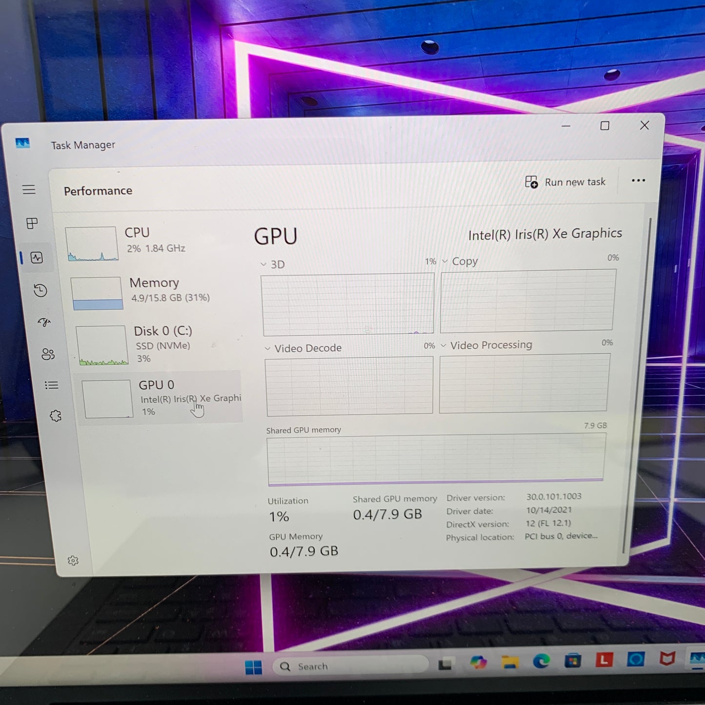Lenovo IdeaPad Slim 7 Pro 14IHU5 14" I7-11370H 3.3GHz 16GB RAM 1TB SSD