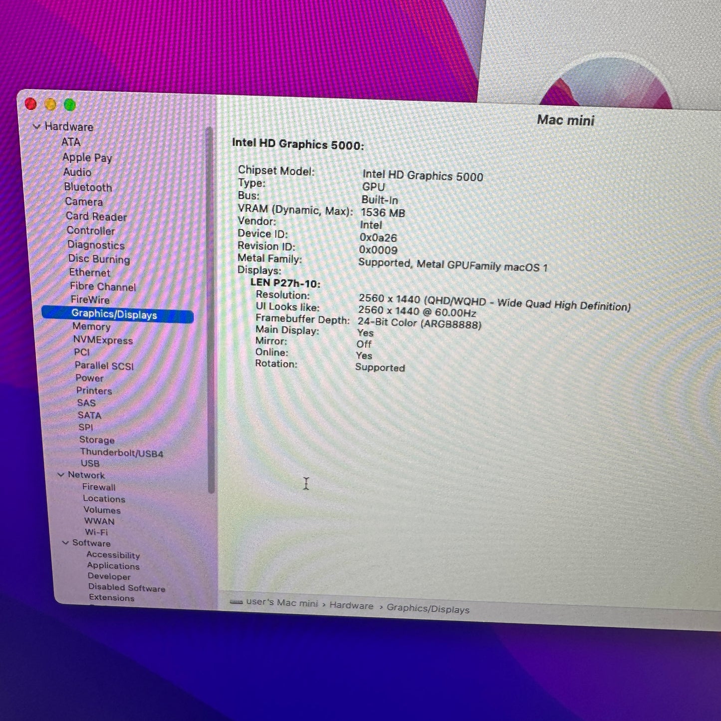 2014 Apple Mac Mini i5 1.4GHz 4GB RAM 500GB HDD Silver A1347