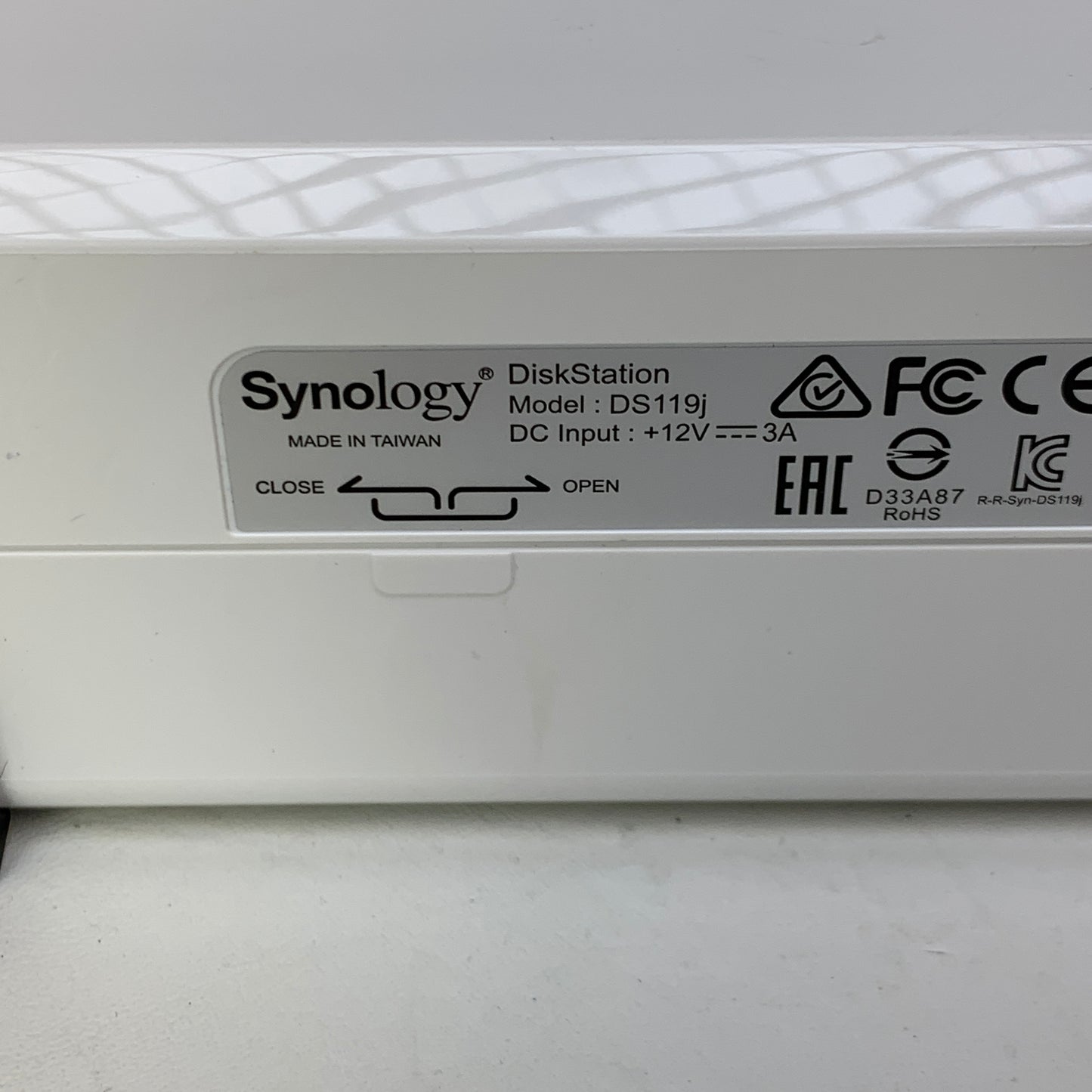 Synology DS119j 1-Bay NAS 4TB HDD Included - Network Attached Storage Device