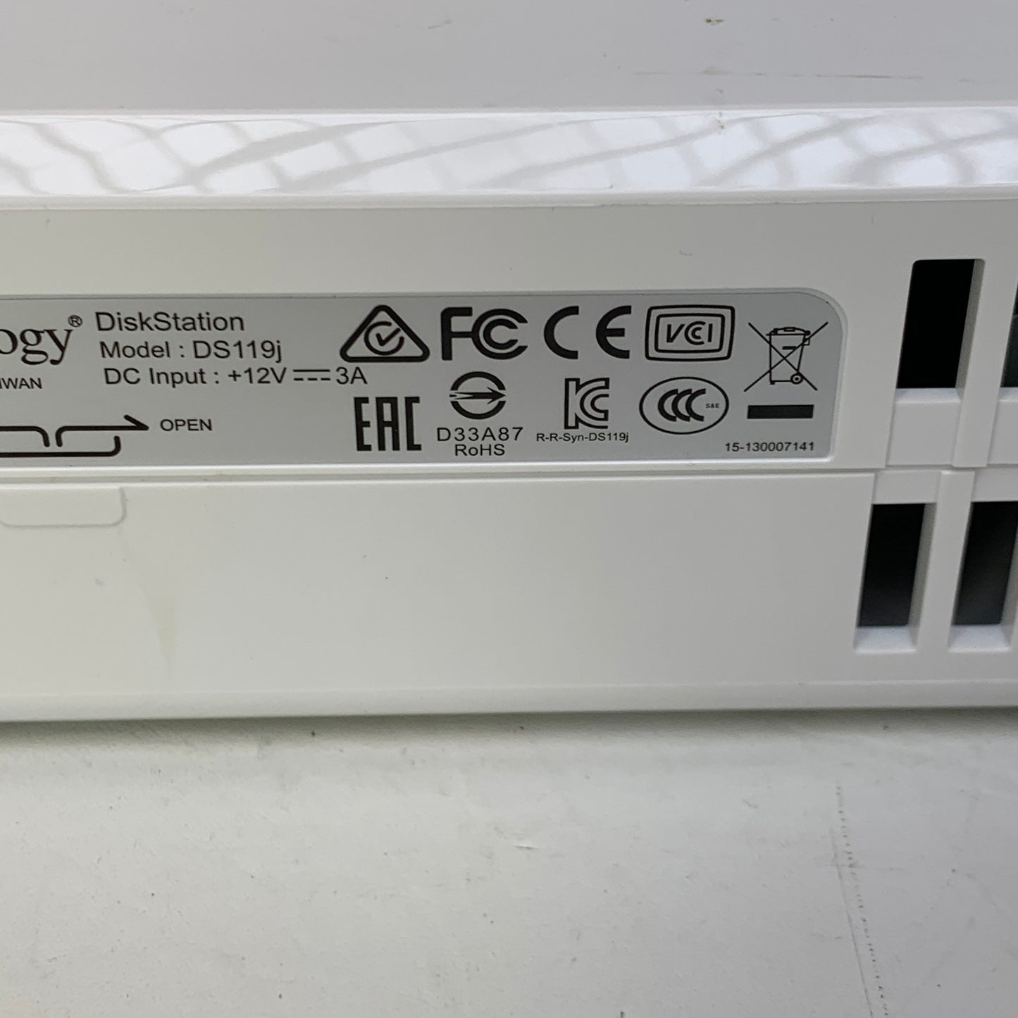 Synology DS119j 1-Bay NAS 4TB HDD Included - Network Attached Storage Device