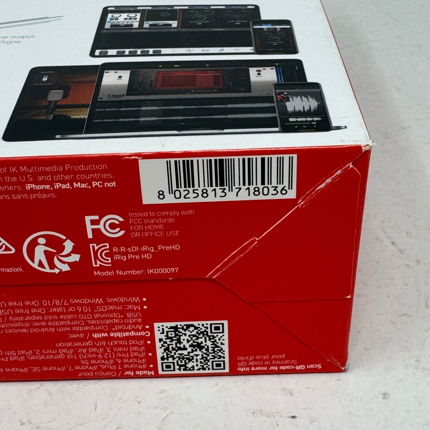 New IK Multimedia iRig Pre HD Digital XLR Mic Interface 