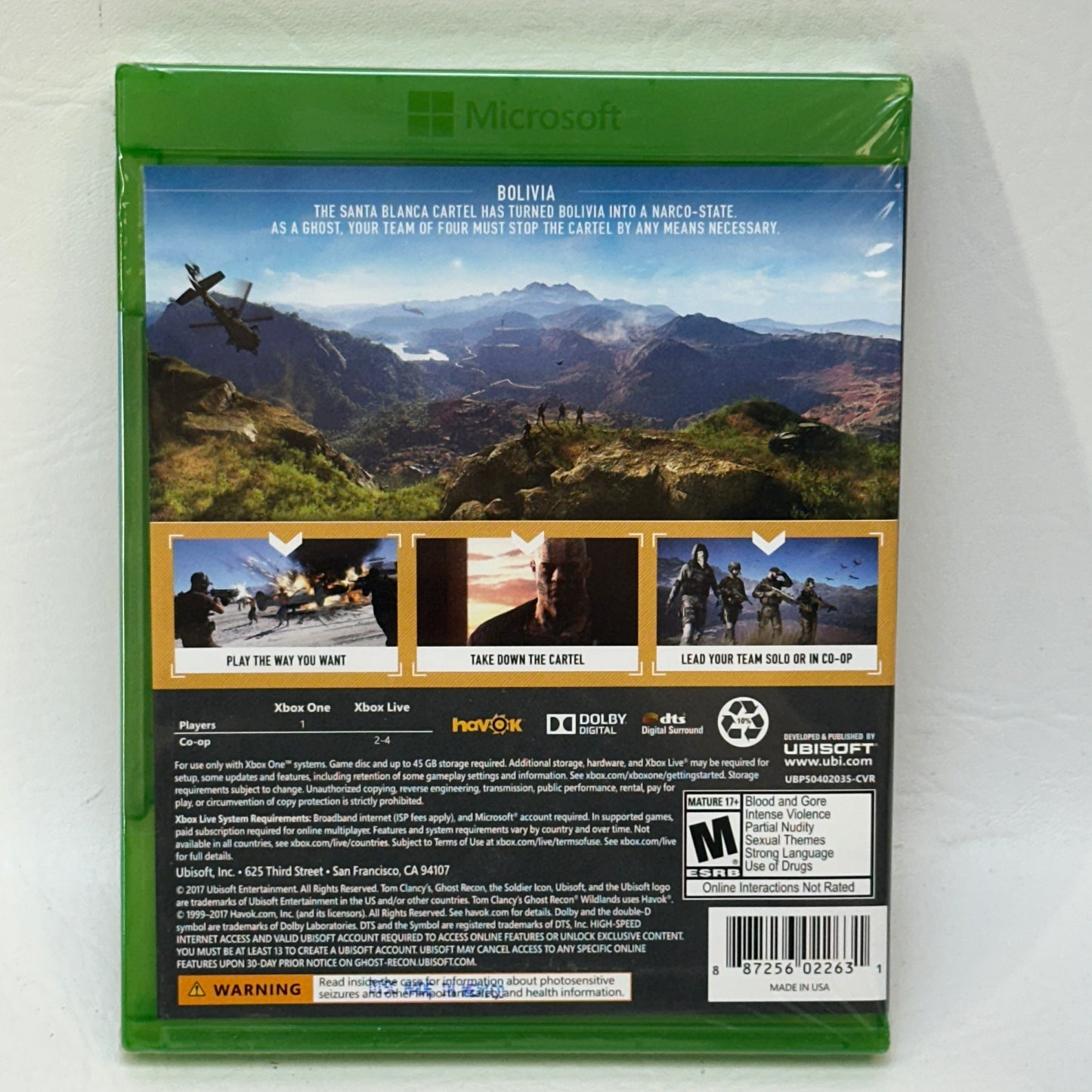 New Ghost Recon Wildlands (Microsoft Xbox One, 2017)