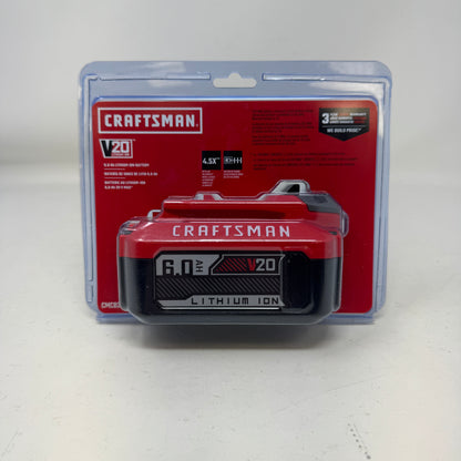 New  Craftsman V20 6.0Ah Lithium Ion Battery CMCB206 High Capacity 20V MAX