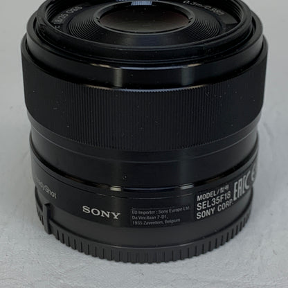Sony SEL35F18 35mm f/1.8 E E-Mount  APS-C Auto & Manual Lens