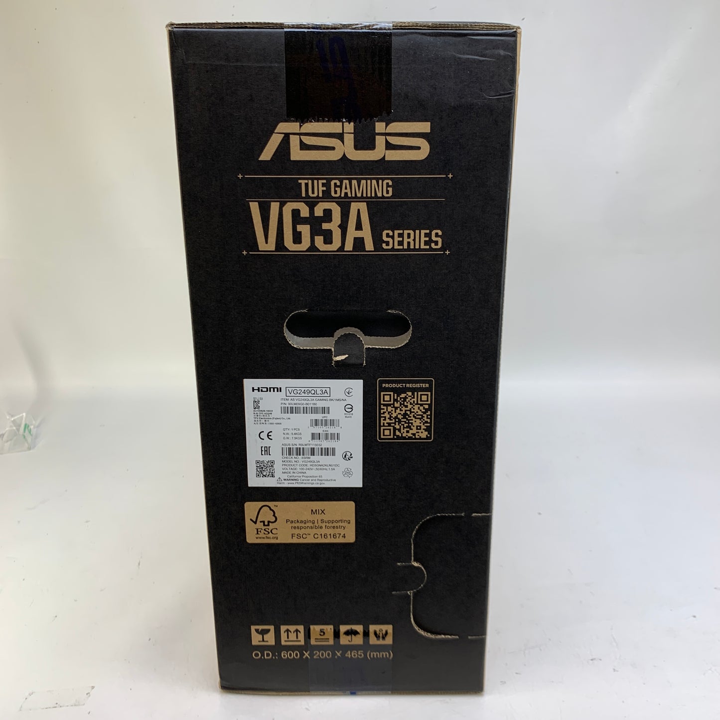 New ASUS TUF Gaming  23.8" VG249QL3A LED IPS Standard Monitor