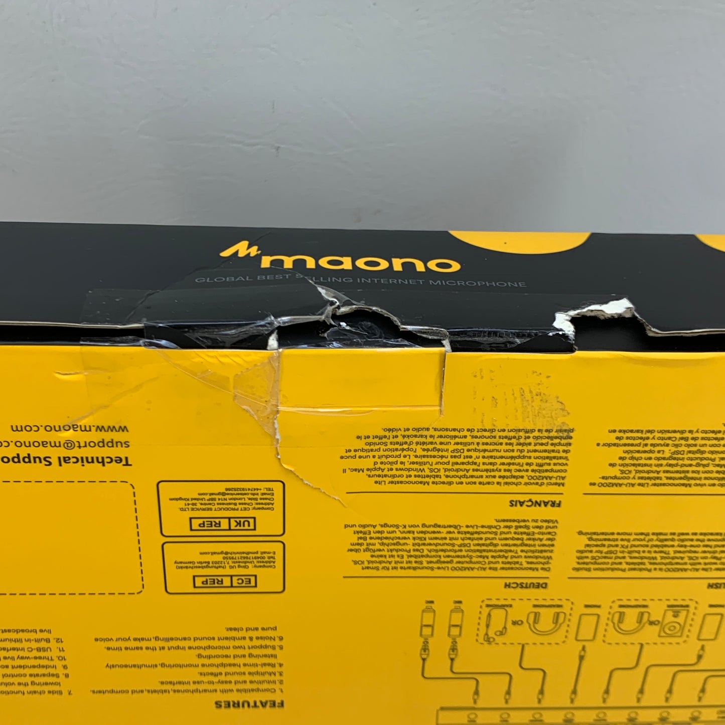 New Maono Maonocaster Lite All-In-One Podcast Production Stud AU-AM200