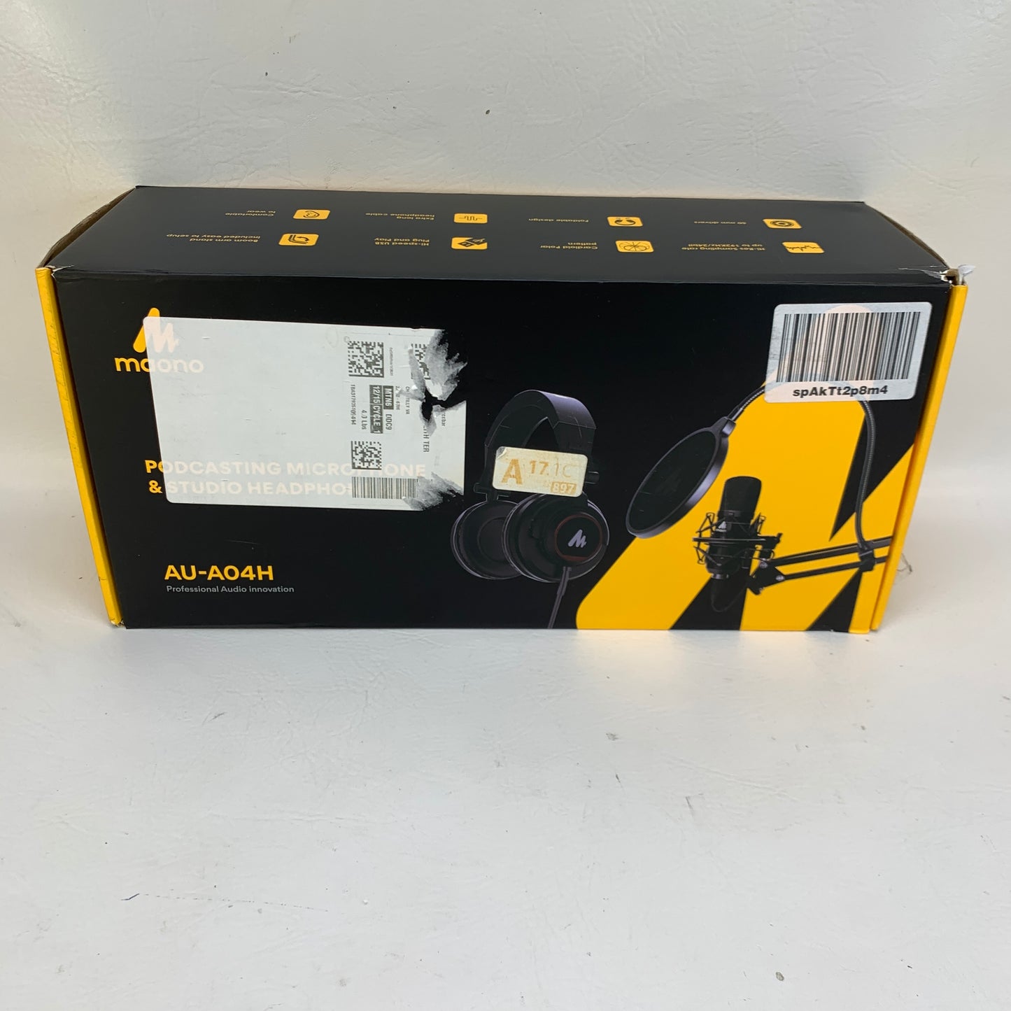 New Maono AU-AO4H Podcasting Microphone & Studio Headphone