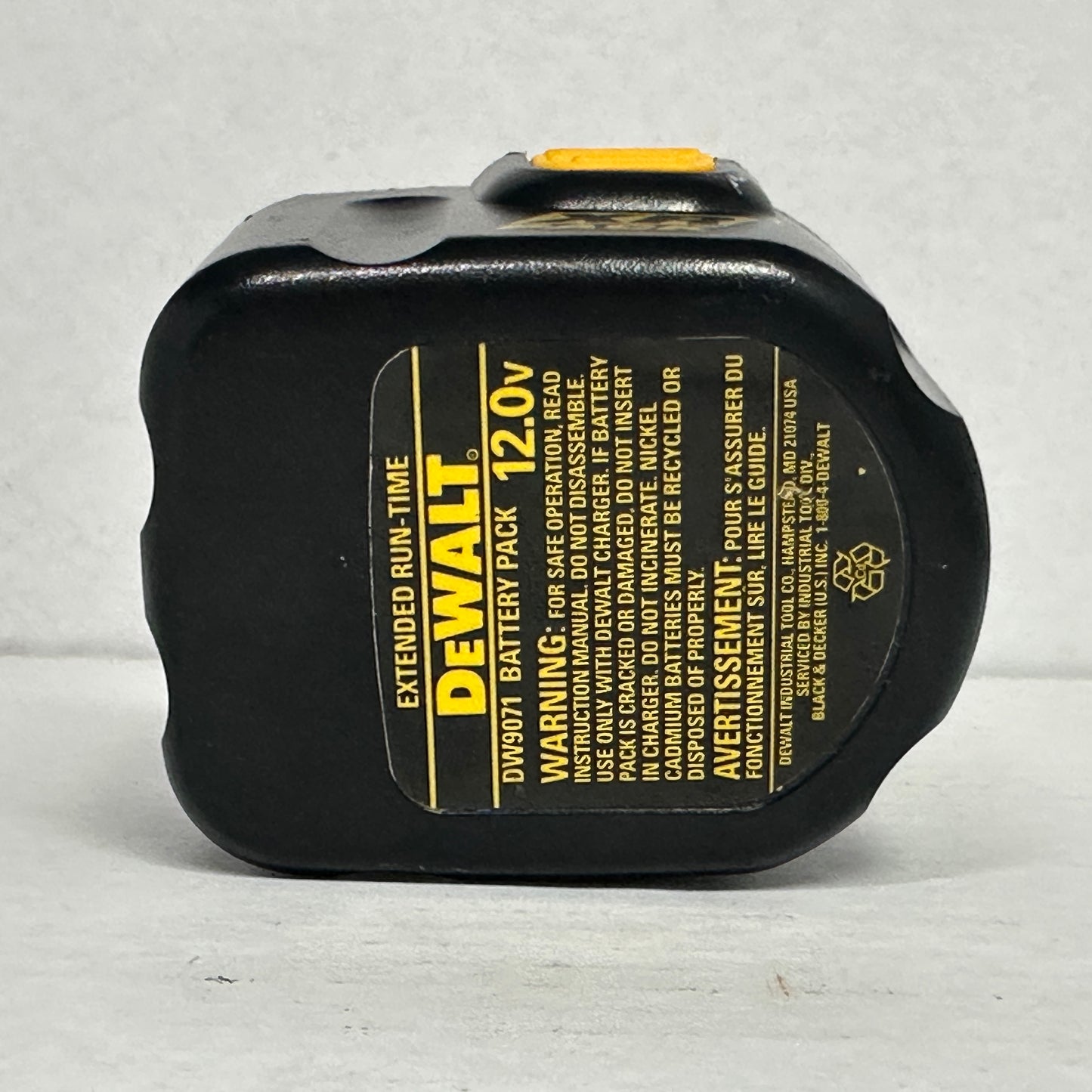 DeWalt DW9071 12V XR Battery Pack Black