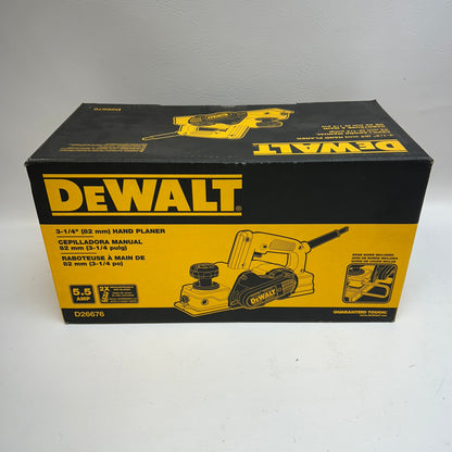 New DeWalt D26676 3-1/4-Inch Portable Hand Planer