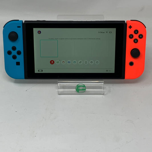 Nintendo Switch v2 Console Gaming System HAC-001(-01)  Red/Blue