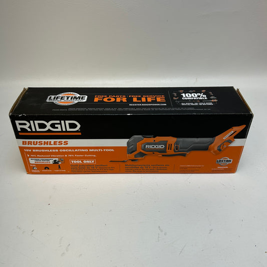 New Ridgid R86242B 18V Brushless Cordless Oscillating Multi-Tool