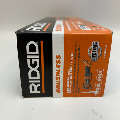 New Ridgid R86242B 18V Brushless Cordless Oscillating Multi-Tool