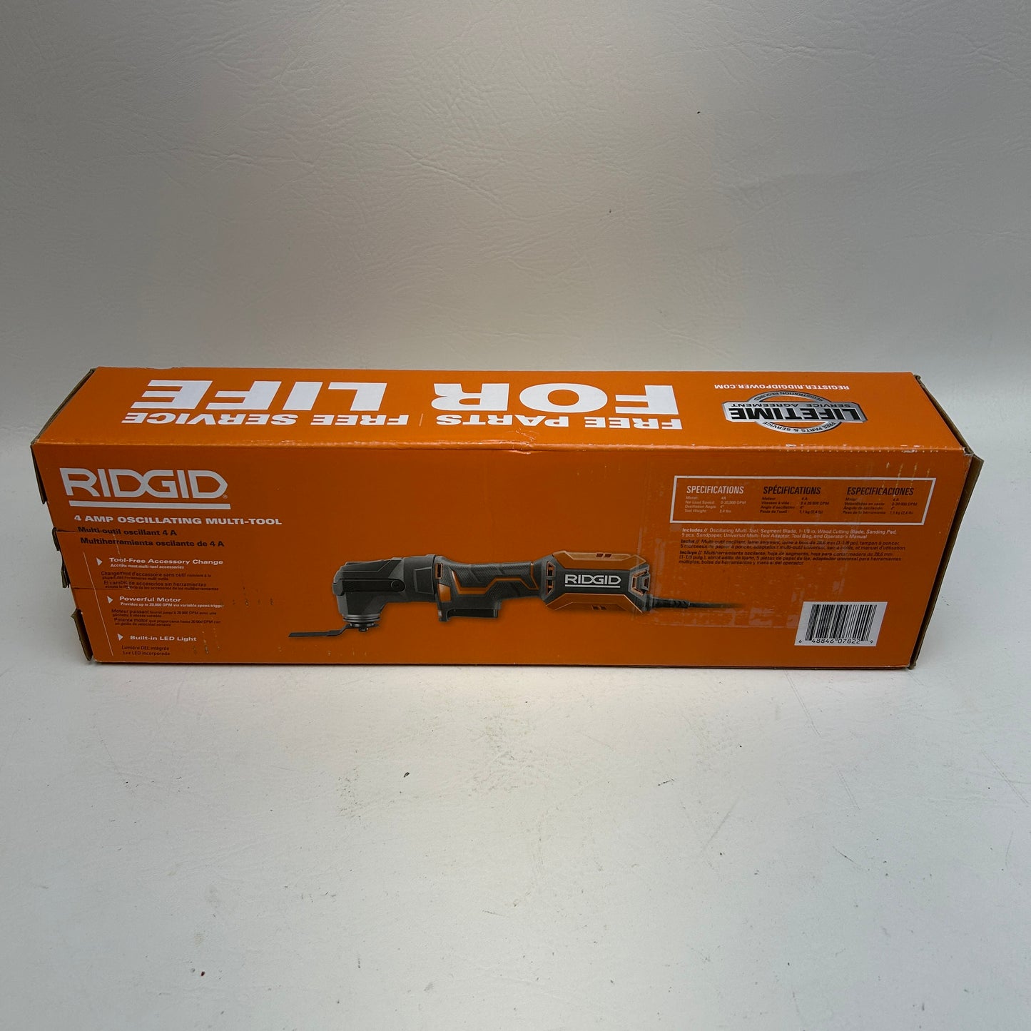 New Ridgid R28700 120V  Corded Oscillating Multi Tool