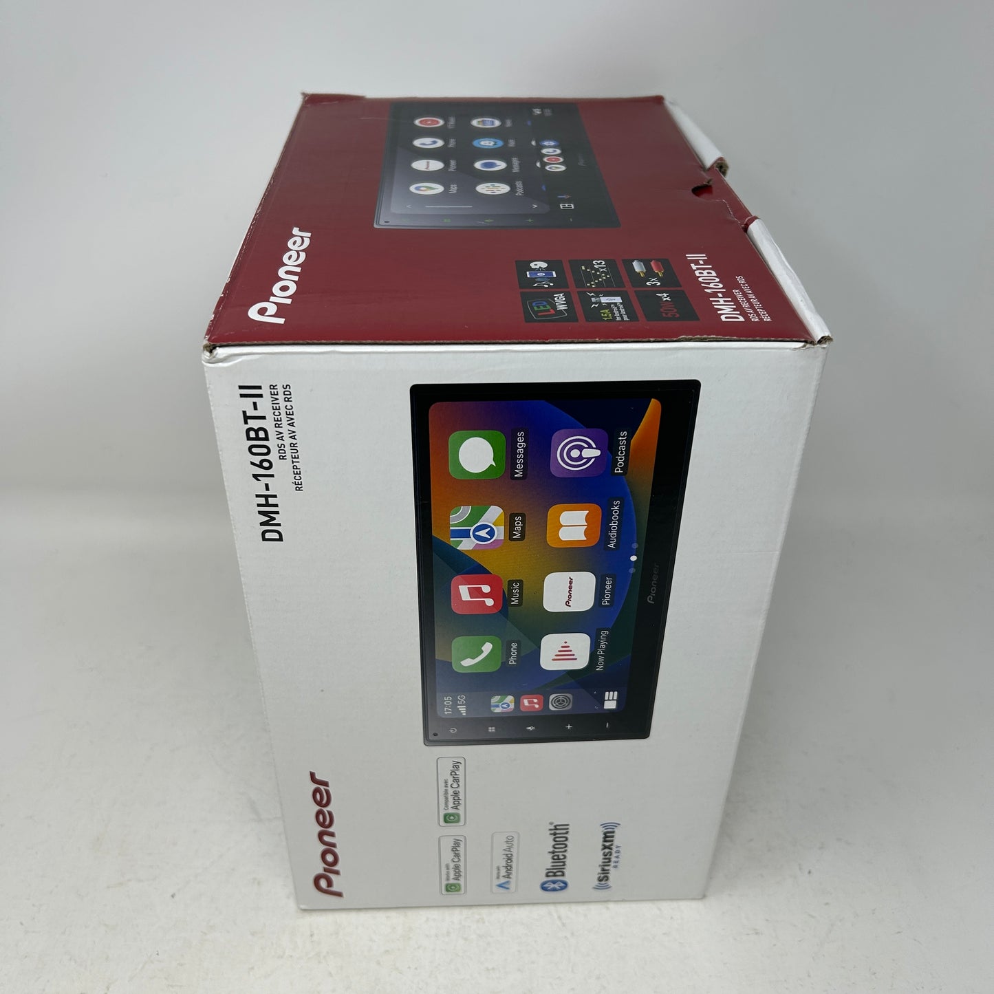 New Pioneer DMH-160BT 6.8" Touchscreen Apple CarPlay Android Auto Bluetooth